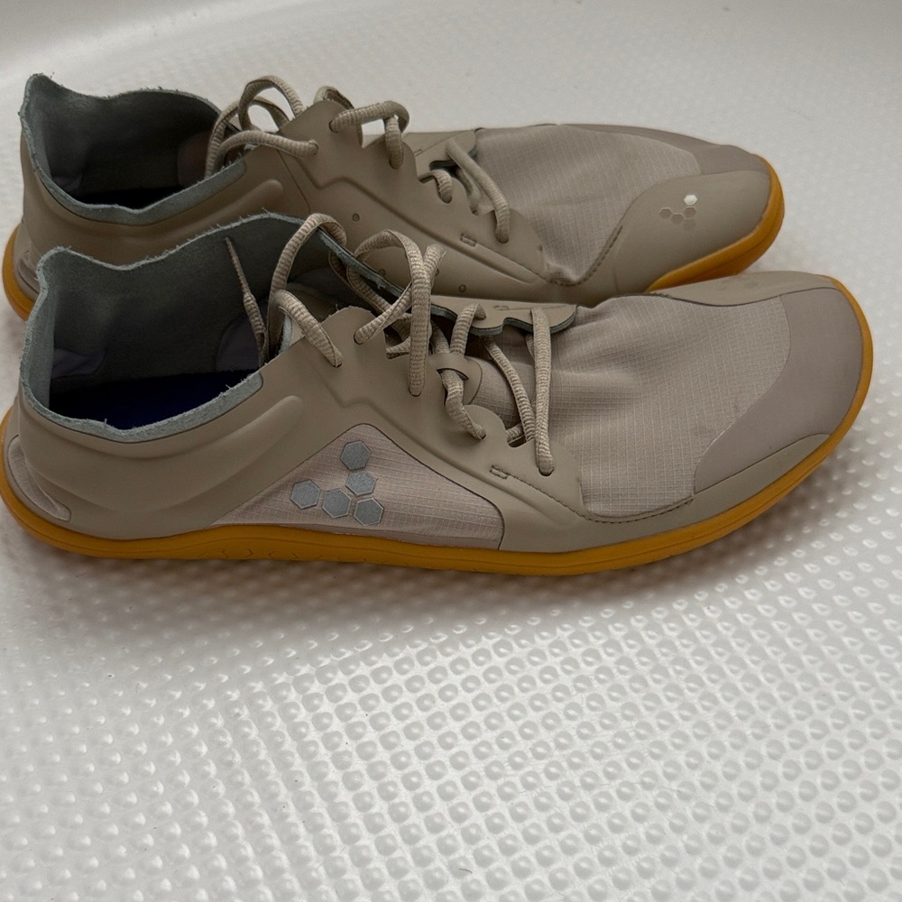 Vivobarefoot Men's Gray Blue Gum Primus Lite 12.5